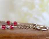 Silver Eyeglass Chain, Silver Lanyard, Garnet Glasses Chain, Choose Color, Eyeglass Necklaces, Beaded Lanyard, Silver Eyeglass Chain, Canada