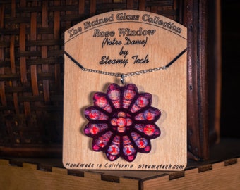 Rose Window Pendant