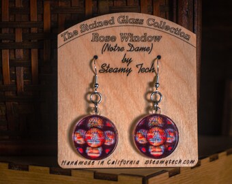 Rose Window Earrings