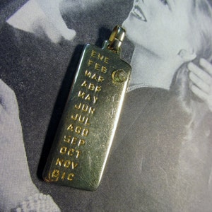 Gold FULLER February Month Pendant