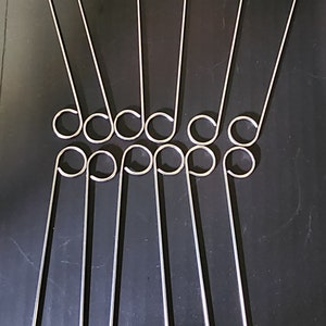 12 for one low price. 1 dozen Stainless steel pipe reamer Poker Cleaning Tools Tobacco Pipe Hookah Handmade hand made in the USA great gift