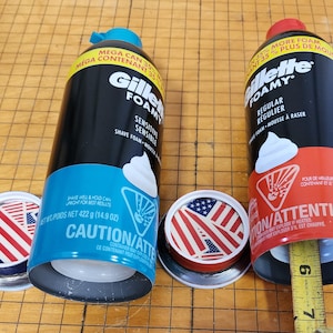 Large Shaving Cream Diversion Safe (U pick magnetic bottom or screw on & off) Secret Stash Can Hidden Hide Storage Compartment cash jewelry