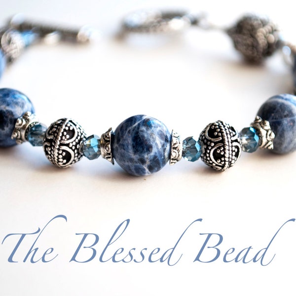 Hermosa pulsera de rosario católico con medalla de 4 vías, pulseras católicas, regalos de confirmación, regalo de RICA, rosarios de piedras preciosas, regalos de maestros católicos