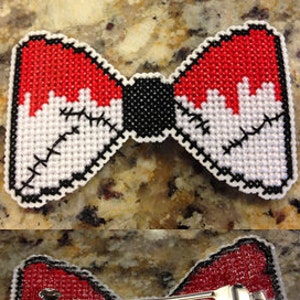 Monster Series Cross Stitch Bows