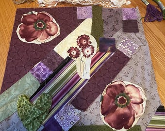 Violet Garden Slow Stitch Kit
