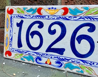 House Numbers, Hand Painted Custom Address Plaque For Outdoor, House Number Plaque, Address Numbers, Address Door Sign, Name Sign
