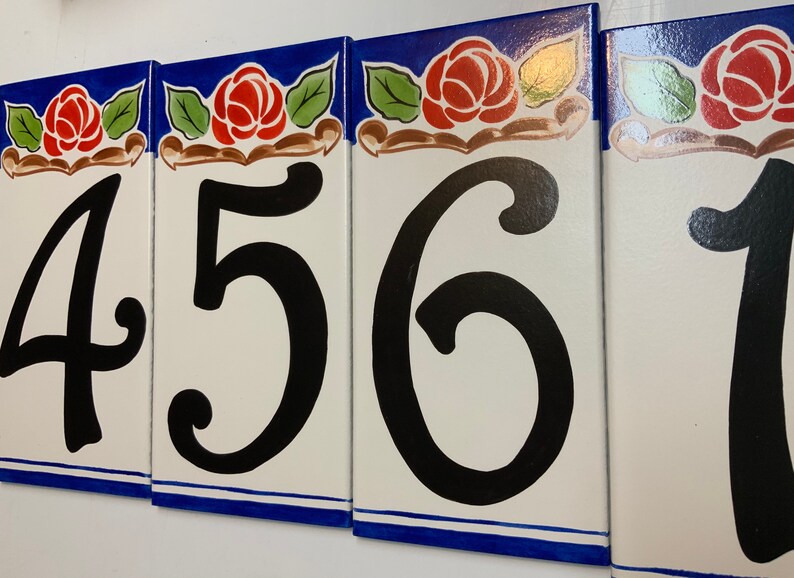 Italian House Numbers Plaques Wedding Table Numbers Etsy