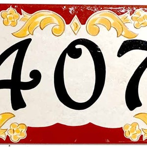 Custom address sign plaque for home, House number personalized family name sign on ceramic decorative housewarming gift for a new homeowner wine