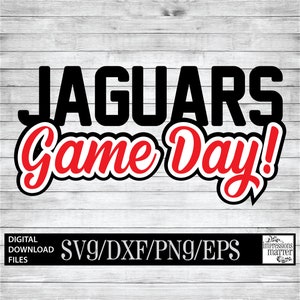 Jaguars Game Day SVG: Sports Team Logo (Digital Download)