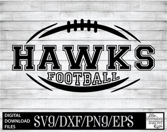 hawk football logo