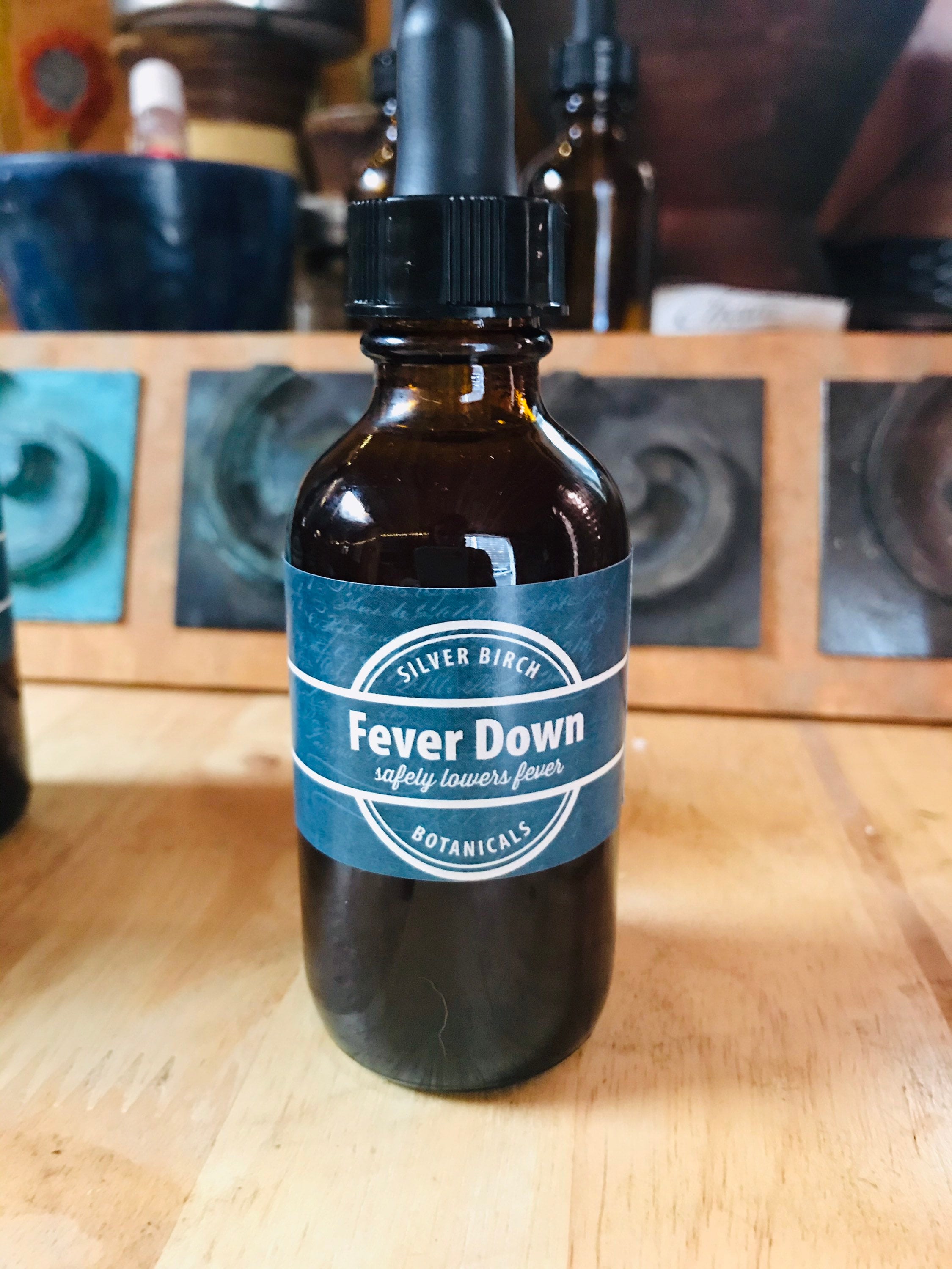 Fever Down ~ a tasty cooling medicinal to help reduce fevers naturally.