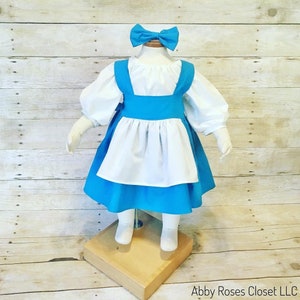 Belles provincial dress , Belle's blue dress , Belle dress , birthday dress , princess dress,