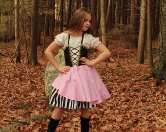 Pirate Dress , Pirate Fairy Dress, Girls Pirate Dress . Pirate Fairy Costume  ,renaissance Pirate Dress - Etsy