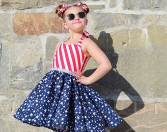 red white and blue girl outfits