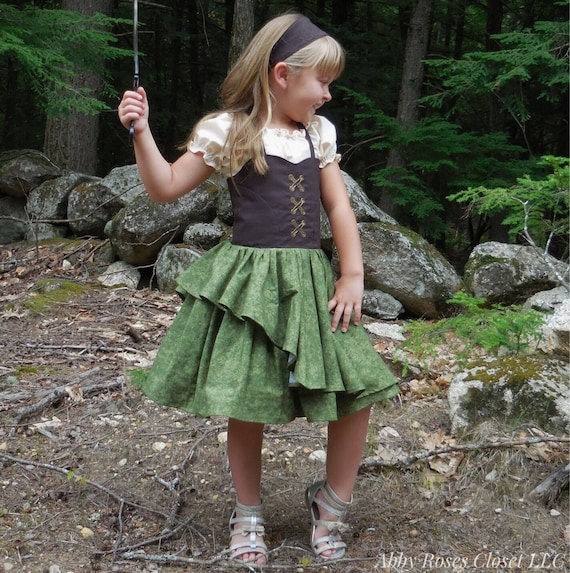 Pirate Dress , Pirate Fairy Dress, Girls Pirate Dress . Pirate Fairy Costume  ,renaissance Pirate Dress - Etsy