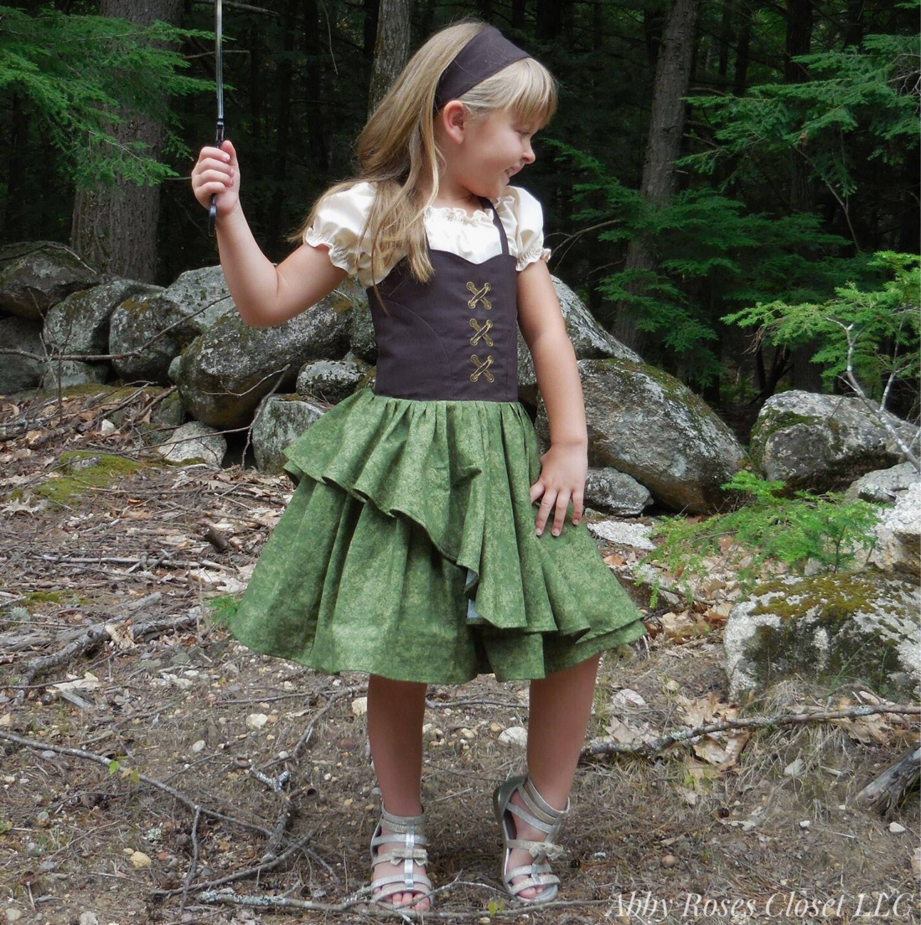 pirate fairy dress Pirate Dress , Pirate Fairy Dress, Girls Pirate Dress . Pirate Fairy Costume  ,renaissance Pirate Dress