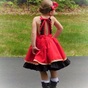 Pirate dress , Captain Hook dress ,girls pirate dress, girls pirate costume pirate costume image 2