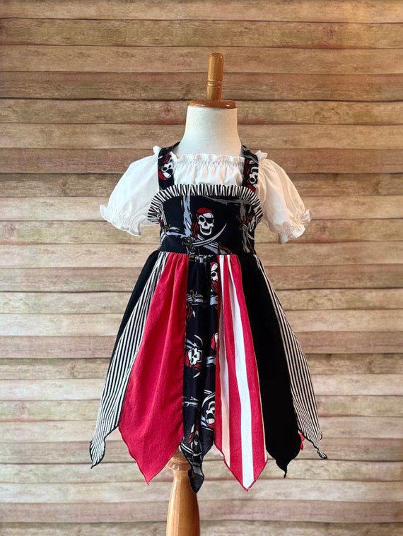 Pirate Dress, Pirate, Girls Pirate Dress. Pirate Costume, Ren Fair Dress.  Pirate Night. Cruise Wear. - Etsy