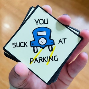 Je zuigt op parkeren