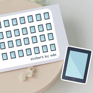 Mini Tablet Stickers: Planner, Journal, Calendar