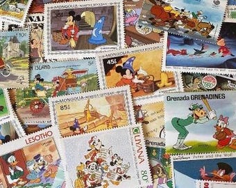 Stare znaczki pocztowe Disneya – brak duplikatów