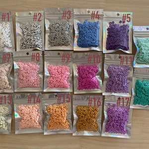 Clay Beads, a pack of 300 in different colors