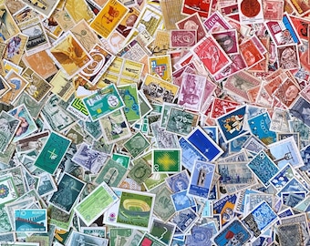 海外の様々な世界の切手1000枚 希少コレクションパック - Etsy 日本