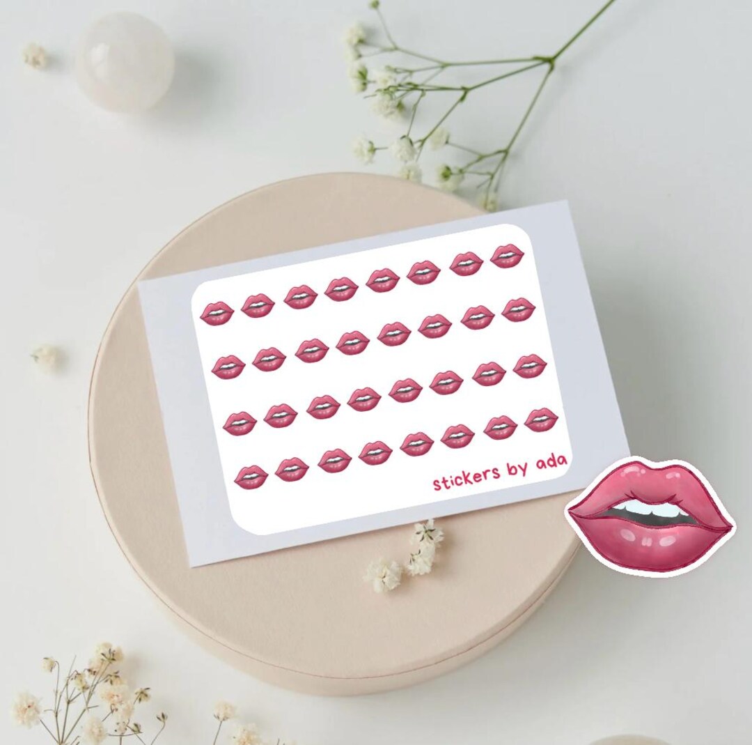 Lips Sticker Word Mini Lips Stickers. Track Your Beauty Related Appointments. Calendar ...