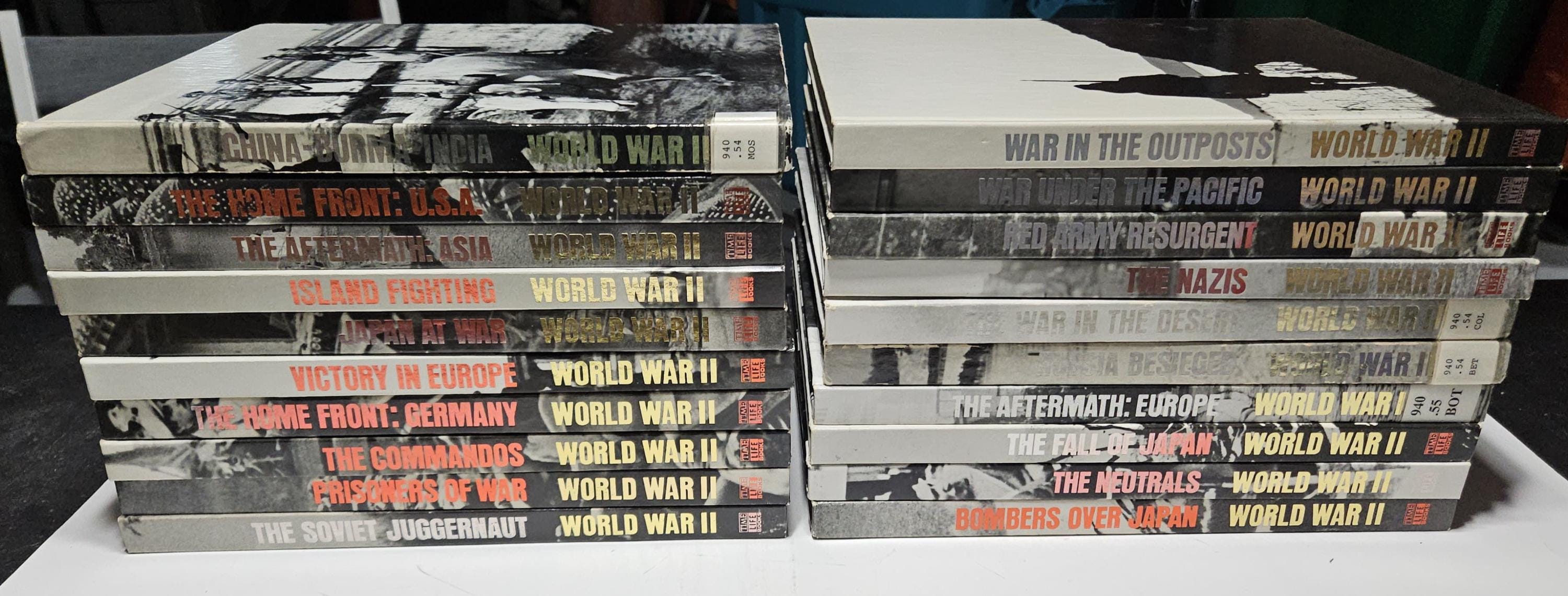 Time-life World War II Series – Silver-spine Hardcover History