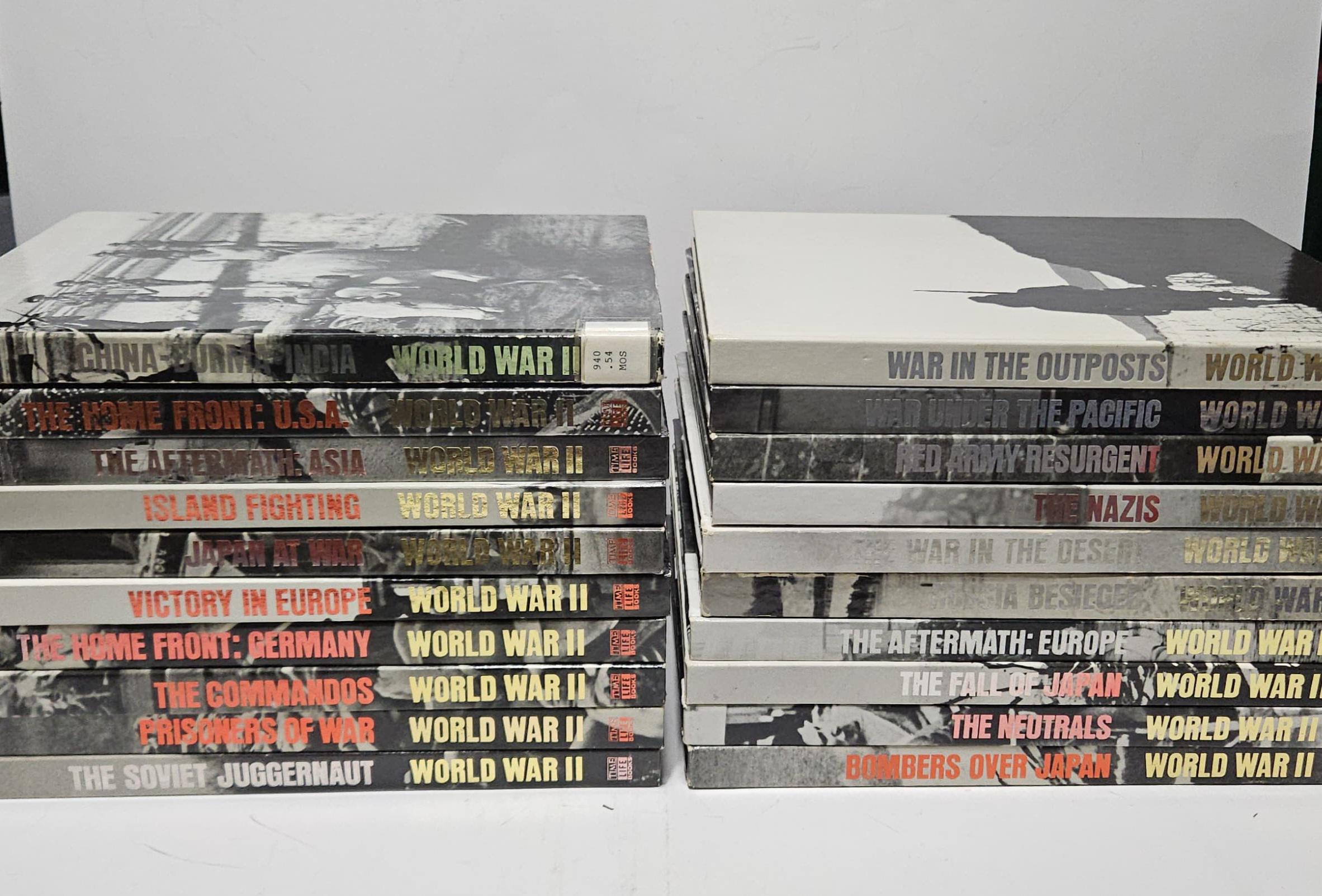 Time-life World War II Series – Silver-spine Hardcover History