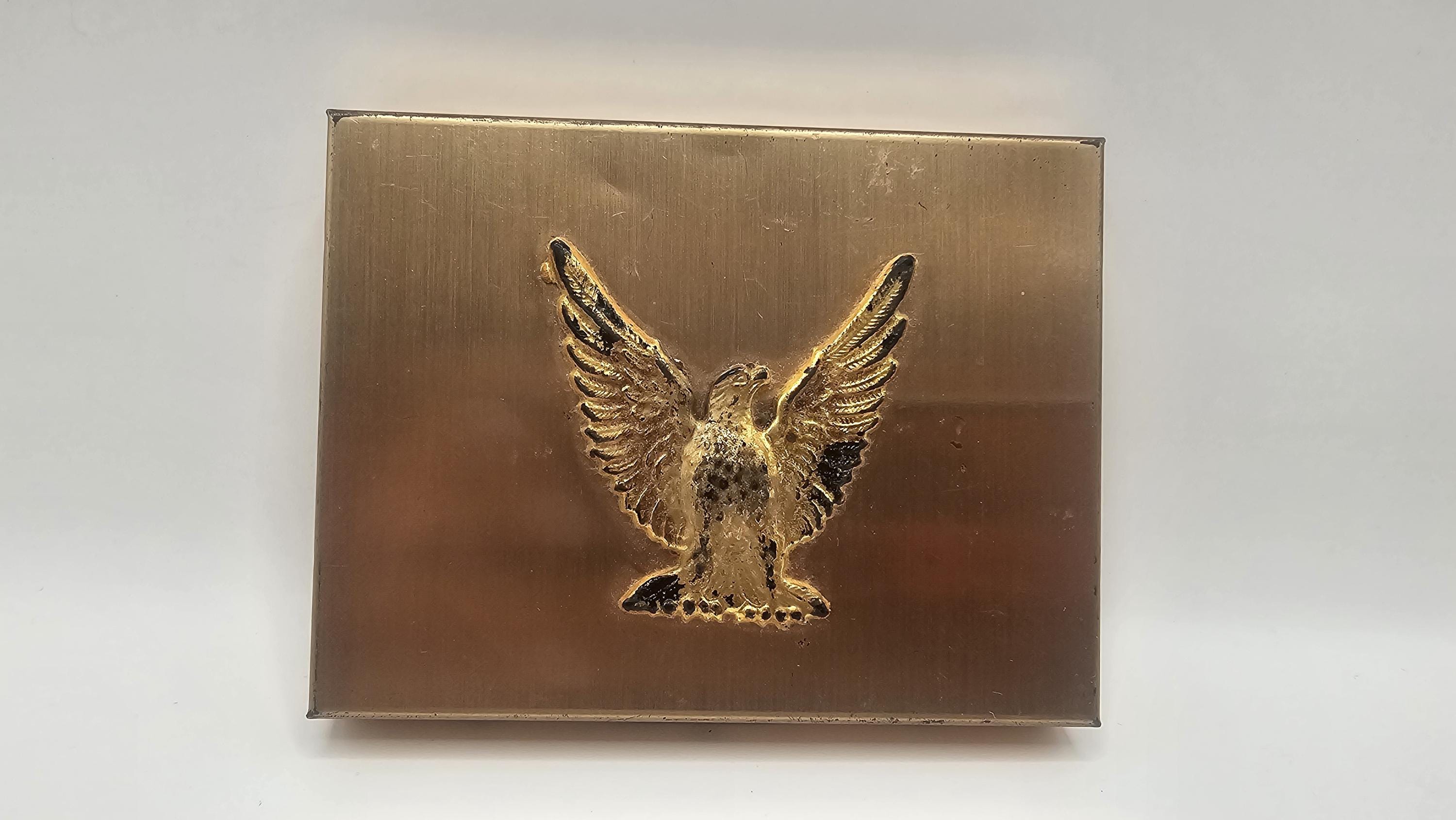 Vintage 1970s Flying Eagle Travel Shaving Kit: Unused Gillette Razor, Pepsodent Toothpaste, Toothbrush