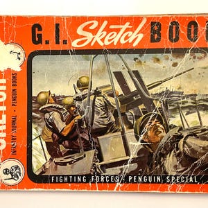 WWII Penguin Special – G.I. Sketch Book (1944 Fighting Forces Edition) | Vintage Military Paperback