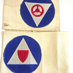 Cold War Civil Defense Arm Bands - US Civil Defense