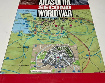 The Times Atlas of the Second World War – 1989 Military History Relié