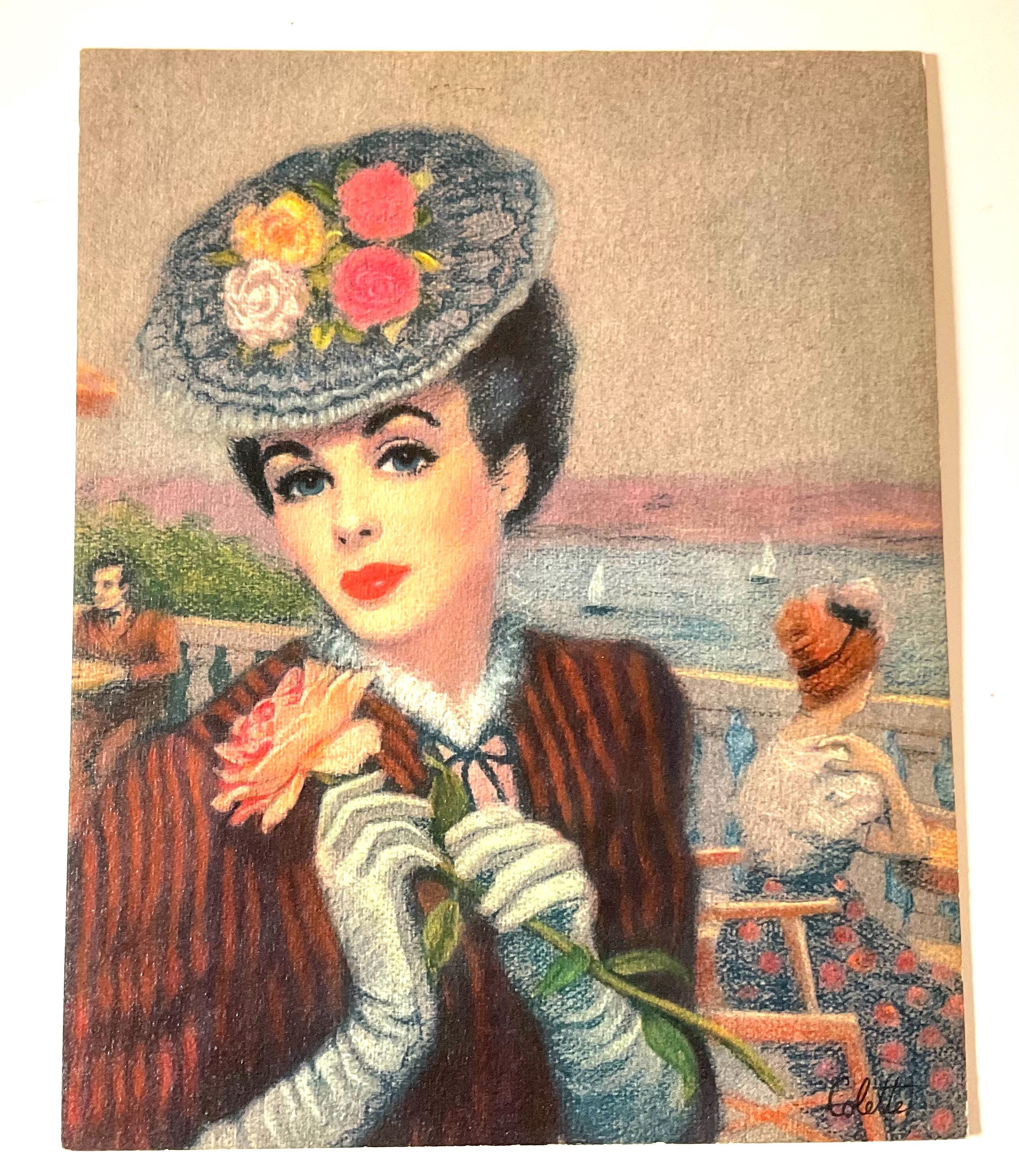 アート・デザイン・音楽 Colette Vintage 'colette' Art Print by Donald Art Company - Classic Mid