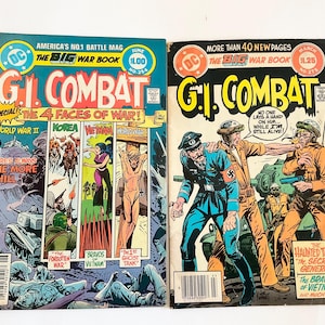 Vintage DC Comics G.I. Combat Lot: Haunted Tank, Joe Kubert Covers