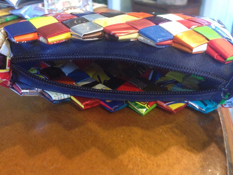 Handmade Purse made from Candy Wrappers