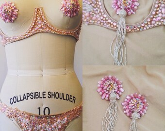 Mocha underwired cage detail lace body 5 0 vintage