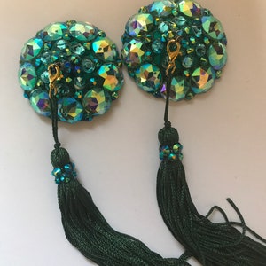 Emerald AB  pasties with tassels