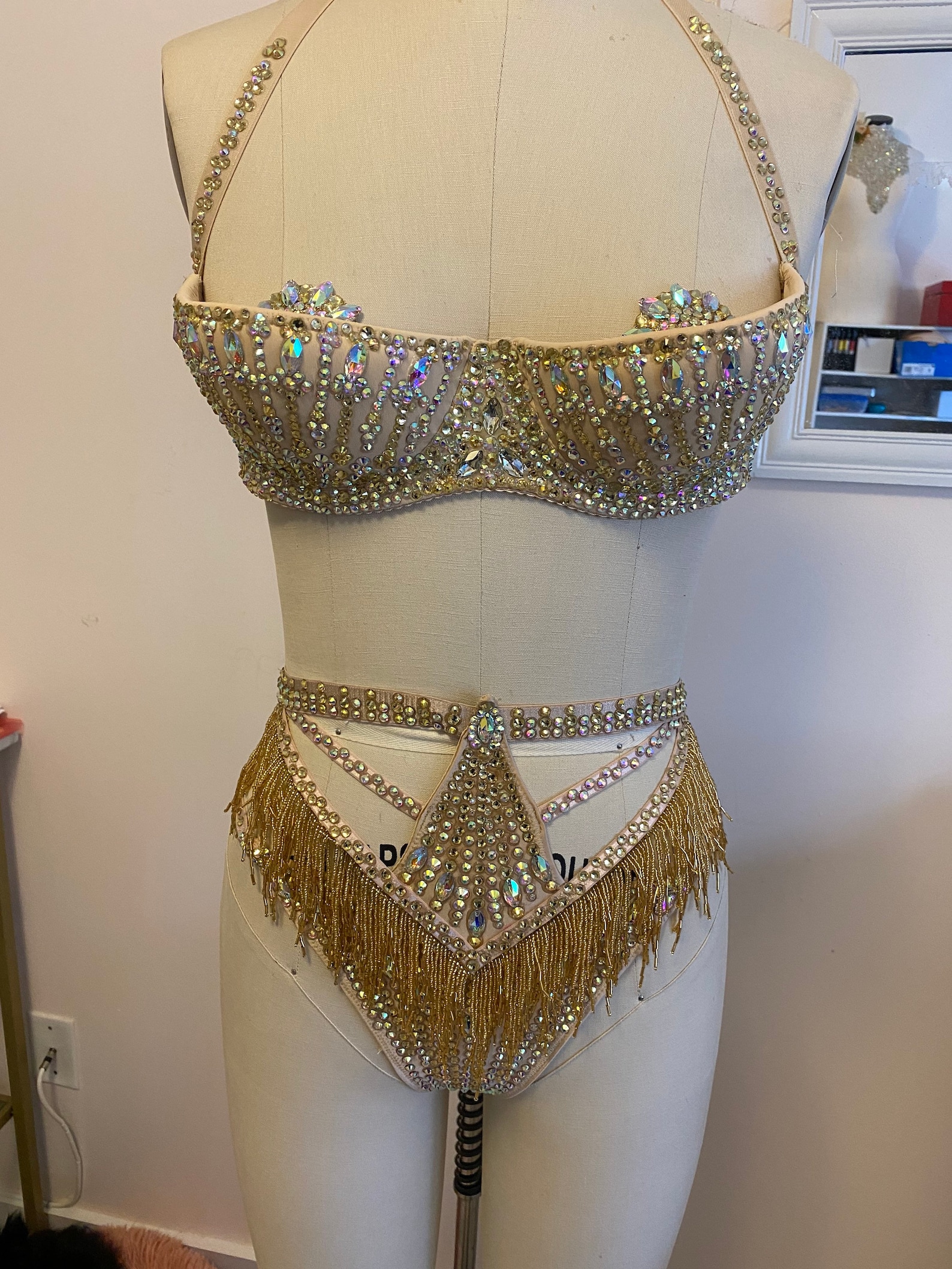 Showgirl Panty and Demi Bra Set - Etsy