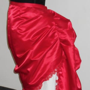 Bustle Overskirt/ Steampunk / Burlesque /Victorian / 29&quot; Waist/ 1870&#39;s-1880