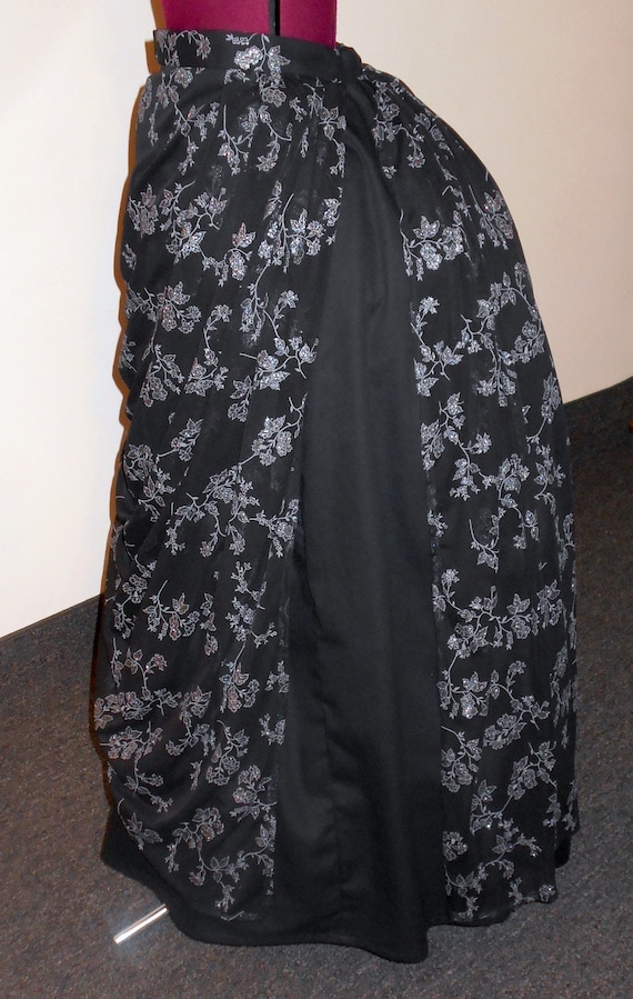 Steam-Punk-Victorian-Edwardian-Cosplay-LONG TIERED COTTON PETTICOAT All Sizes