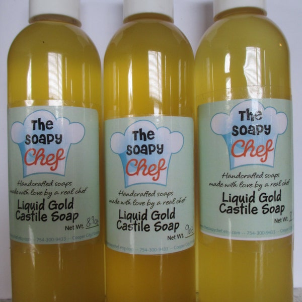 Liquid soap, castile soap, olive oil soap, etsy gifts, guest bathroom, hostess gift, lemon soap, citrus soap