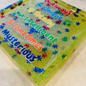 Trinket/soap dish Autism awareness image 3