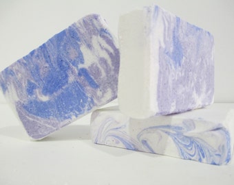 Sea salt soap, salt bar, face soap, ocean soap, swirly soap, hard soap, long lasting soap bars, pretty soap, hostess gift