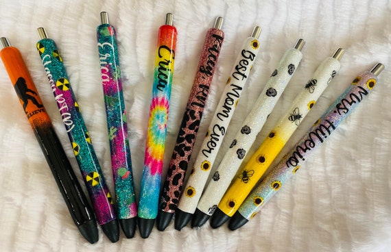 Home & Living :: Office & Organization :: Pens, Pencils & Writing :: Beach  Glitter Pens - Customizable!