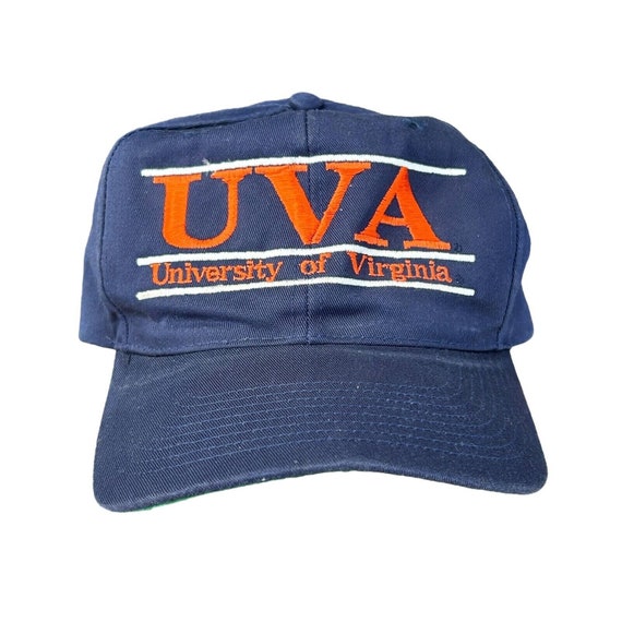 Vintage 90's UVA Split Bar Hat The Game Snap Back 