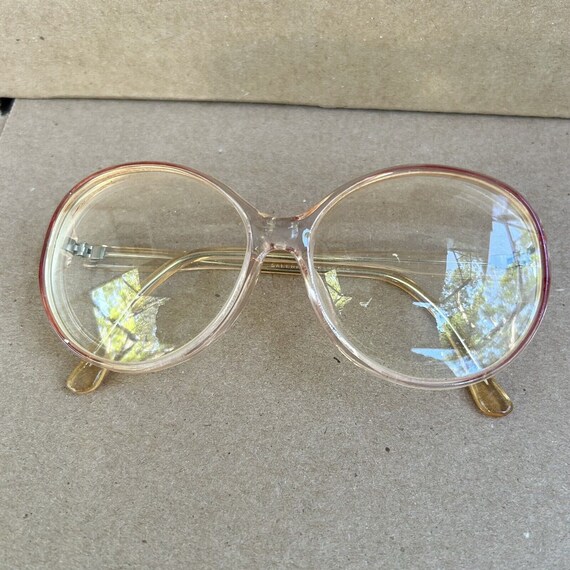 Vintage 70s 80s Womens Eyeglasses Drop Arm Hipste… - image 4