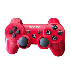 Sony PS3 DualShock 3 Wireless Controller Red Bluetooth