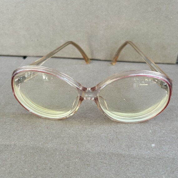 Vintage 70s 80s Womens Eyeglasses Drop Arm Hipste… - image 1